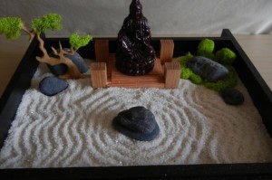 jardín zen de mesa