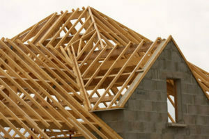 casa de estructura de madera