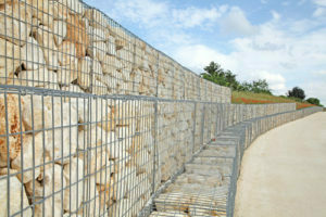 Precio e instalación de un muro de gaviones.