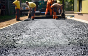 implementación de un asfalto