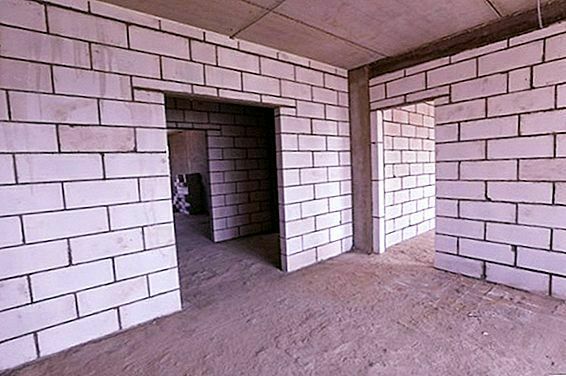 Cómo aplicar un mortero para enlucir paredes a partir de bloques de espuma.