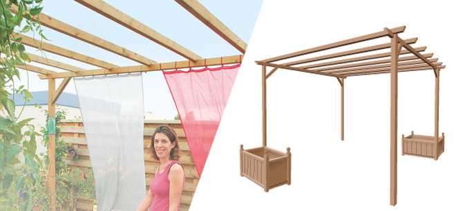 Cómo instalar una pérgola de madera para protegerte del calor